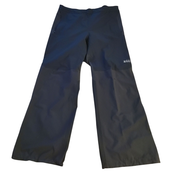 REI Co-op Talusphere Women's Large 34x30 Full Zip Peak 2.5L Black Rain Pants - Picture 1 of 15